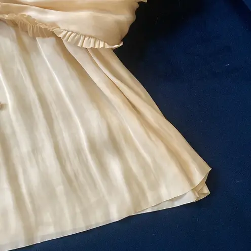 Ulla Johnson Mila Blouse Sz Large Dawn/Cream Size 10/Large Statement Sleeves - Image 13