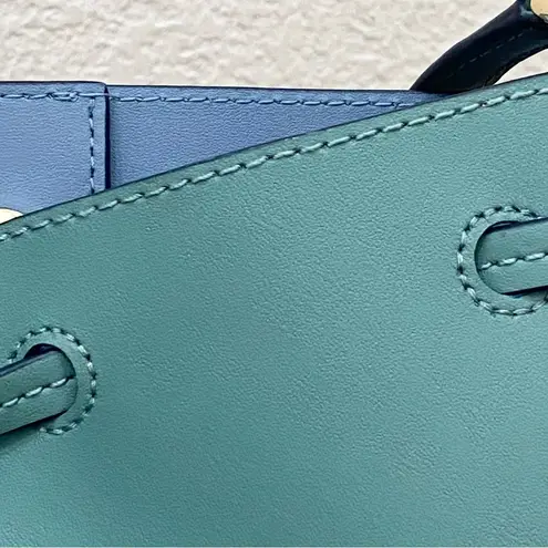 Ralph Lauren RLL LAUREN  Mini Debby II Drawstring Bag in Seafoam Color