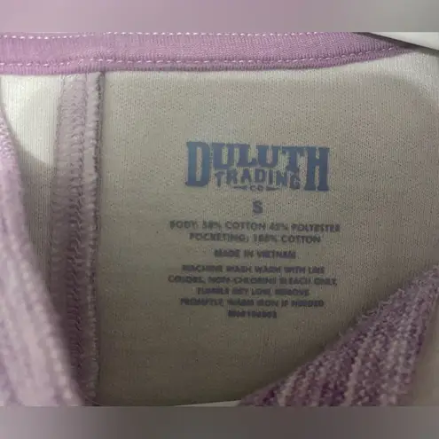 Women's Deux More Double Knit Pullover Tunic Mock Turtleneck Sweatshirt Purple