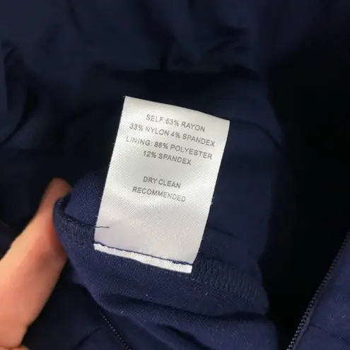 Ali & Jay NWT navy blue split sleeve ponte knit jumpsuit