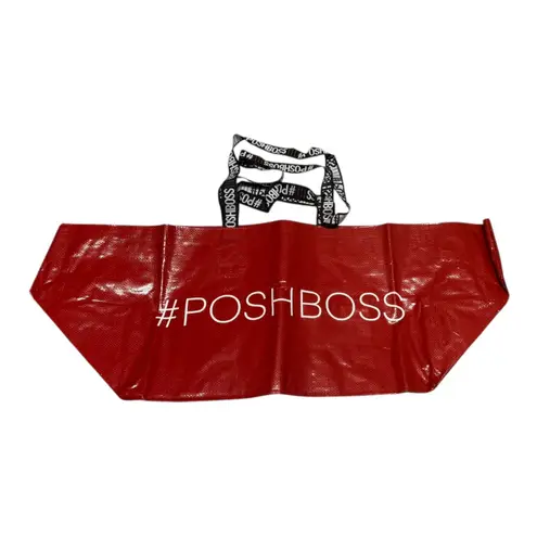 Poshmark Oversized Double Handled Tote Red