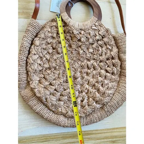 Muche et Muchette 100% raffia/straw shoulder bag Tan