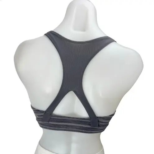 Lululemon 50 Rep Blue Striped Sleeveless Racerback Sports Bra Crop Tank Top Sz 6