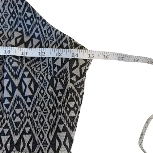 Gianni Bini Gianna Bini Tatiana Jacquard Dress XS Navy Blue Tribal Geometric Southwestern