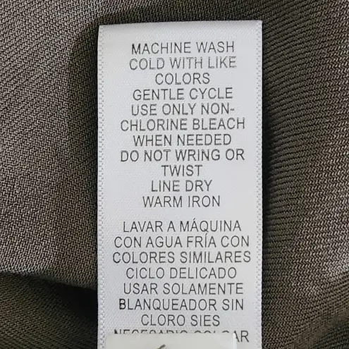 Fever Olive Green Sleeveless Button