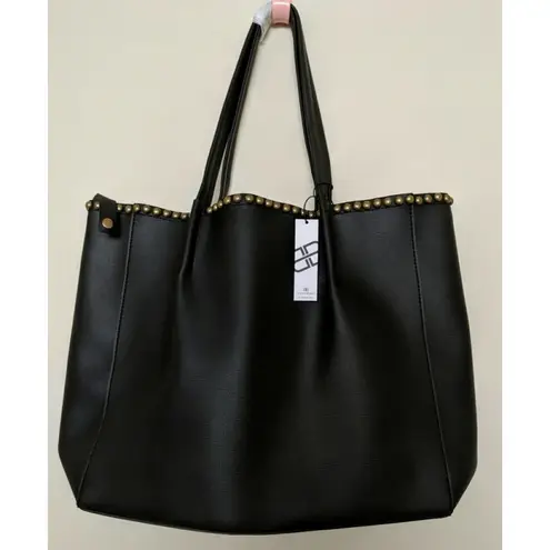 B-low the Belt Black Studded Tote - Size O/S - NWT