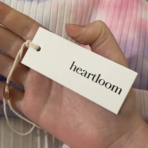 Heartloom Blair tie dye side slit ribbed skirt size S