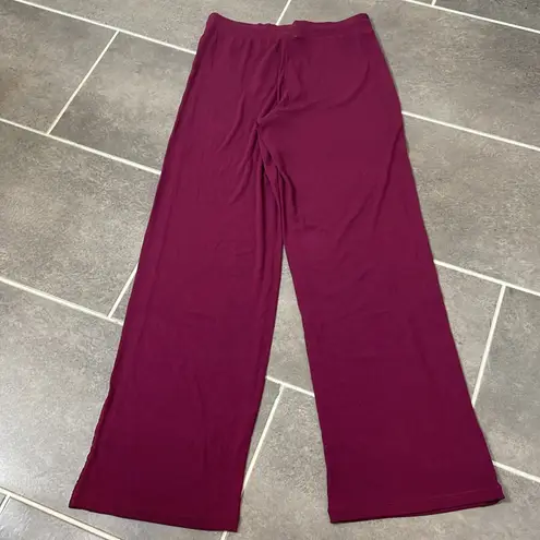 PJ Salvage Sweet Dreams Bordeaux Pant size Small Purple