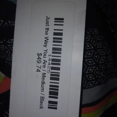 Love Stitch Black Sexy Stripe Romper M