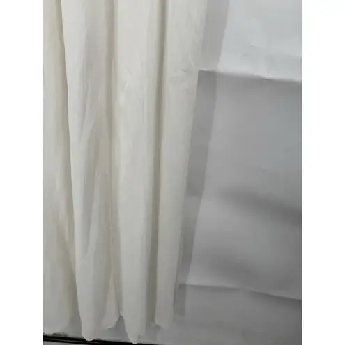 Bershka Maxi Dress Women S White Beach Coastal Fairy Whimsical Minimalist Preppy