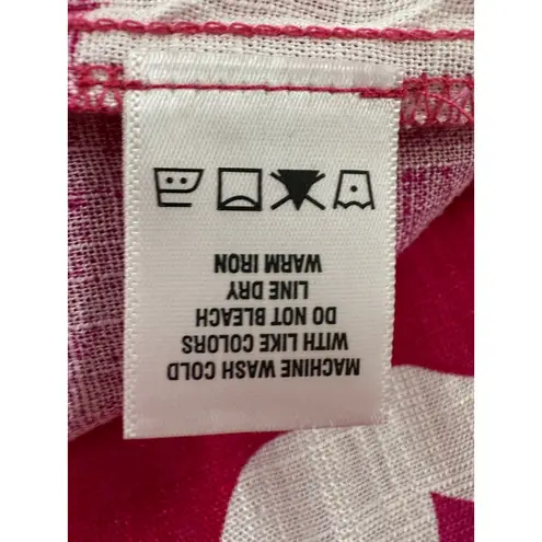 NWT MSK Sleeveless Maxi Dress S Pink Red Floral Tiered Boho Resort Chic