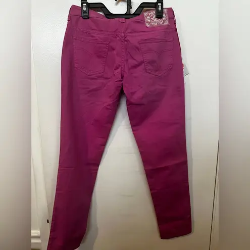 Fiorucci Vibrant Pink Skinny Jeans Size 30 NWT!