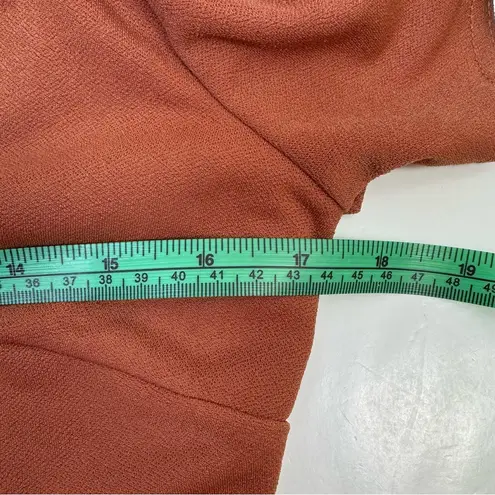 Birdy Grey Hannah Dress Medium Terracotta Fall Wedding Boho Bridesmaid Gown Long