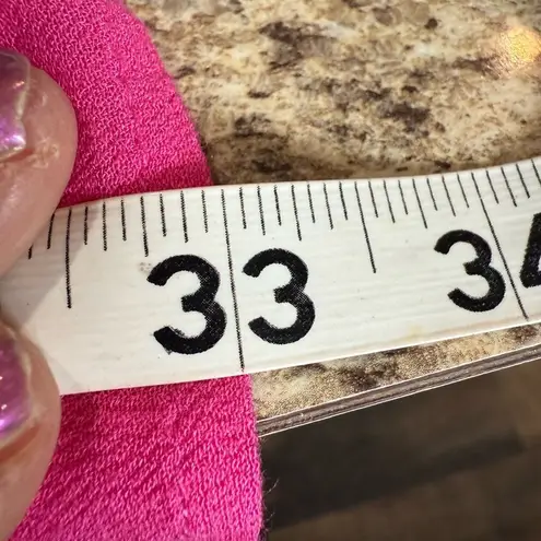 Vibrant Pink Swim Coverup with Embroidery and Cold