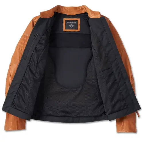 NWT Pursuit Triple Vent System 100% Leather Jacket 97025