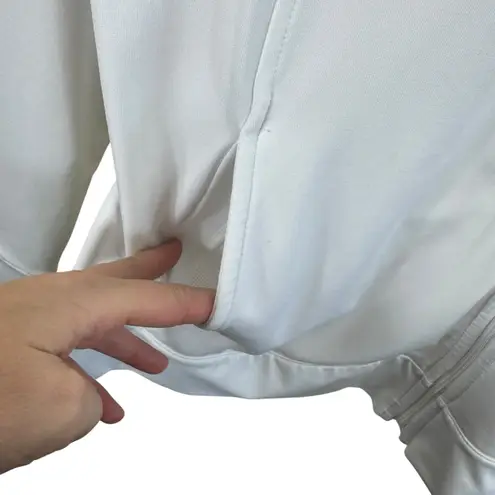IZOD Perform X Movement Cool-FX White Full ZIp Athletic Jacket Women's Size XL