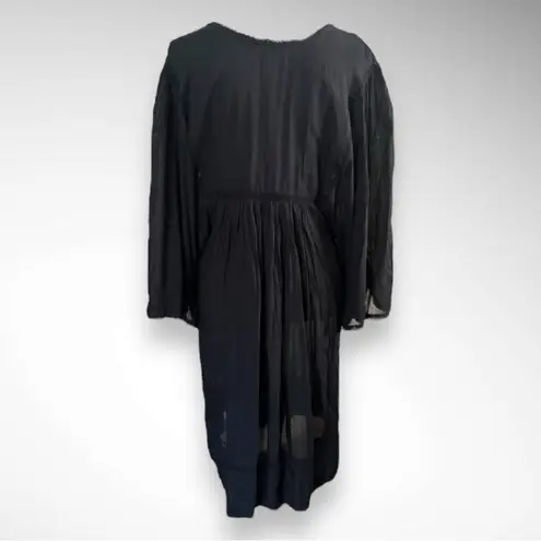 Charlie Paige Women's Black Boho Embroidered Dress Size Small | NWT