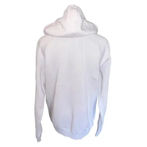 Adidas  originals trefoil logo cream women hooded pullover sweatshirt medium