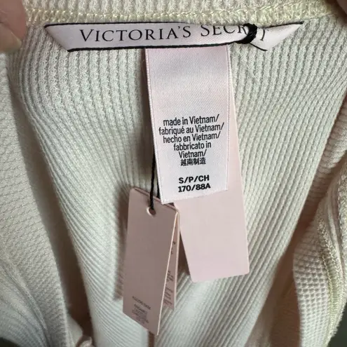 Victoria's Secret  Womens‎ Pajama Top Sz S Pink Dream Tank Waffle Textured NEW