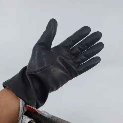 Isotoner 3M Thinsulate Lined Dark Brown Leather Vtg Women Size 7 Gloves NEW tags