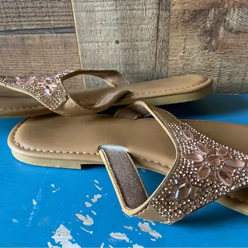 West Loop •Jeweled sandals by West | Loop• Size 7/8