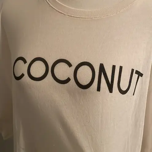 Wildfox  White “Coconut “ Flowy Swim Coverup