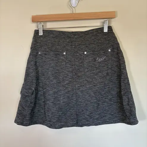 Kuhl Womens Mova Cargo Skirt Hiking Stretch Heather Gray Size Extra Small