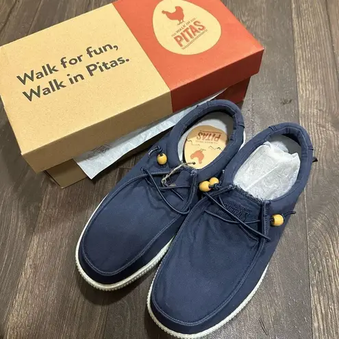 Pitas Dani navy blue slip on comfortable loafer 11 shoes