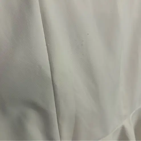 Veronica Beard  white ruffle peplum tennis skirts light academia size 2 preppy