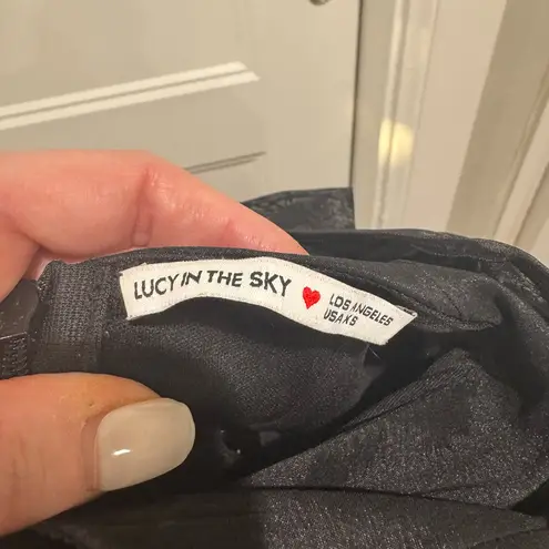 Lucy in the Sky  Back Bow Gown in Black thumbnail 11