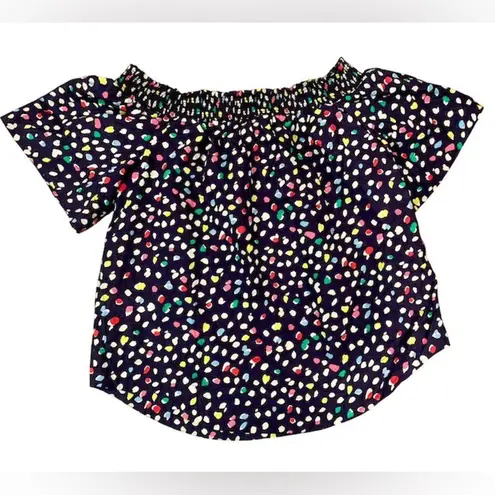 J.Crew NWT  Ratti Happy Cat Print- Off Shoulder Top - Image 5