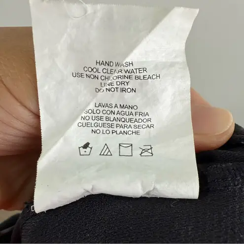 Aqua Green Women's XL Standard Keyhole Blouson Romper Black 676127R