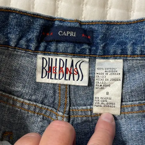 Bill Blass  Vintage 5-Pocket Capri Jeans Waist 31" Inseam 22" Size 8