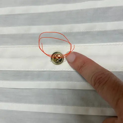 Birdie Bee Brown White Pleated Button Up Short Puff Sleeve Collared Top XS