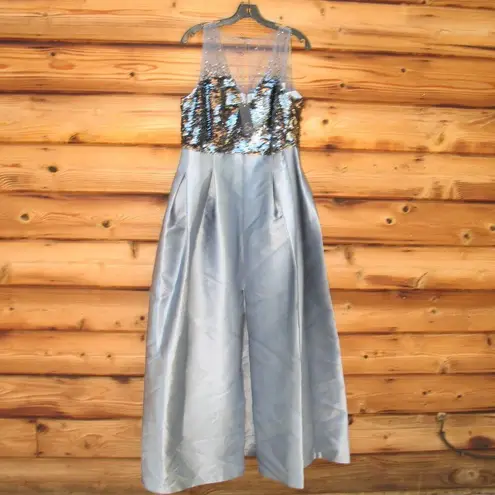 Sachin + Babi Womens Erica High Shine Gown Dress Pockets