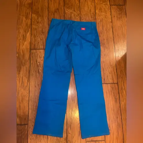 Dickies Vintage vibrant blue slacks straight leg pants juniors size 13 EUC