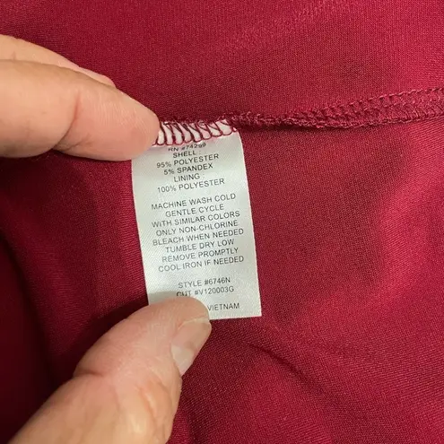 Enfocus Studio  Women's Burgundy
Dress Size 8