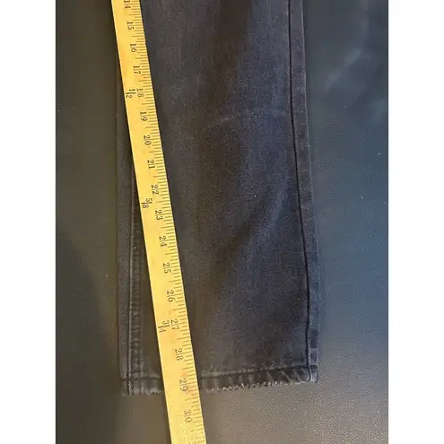 Dolls Kill  The Kript Black Denim Jeans XS 25 inch Waist Button Fly Classic - Image 6