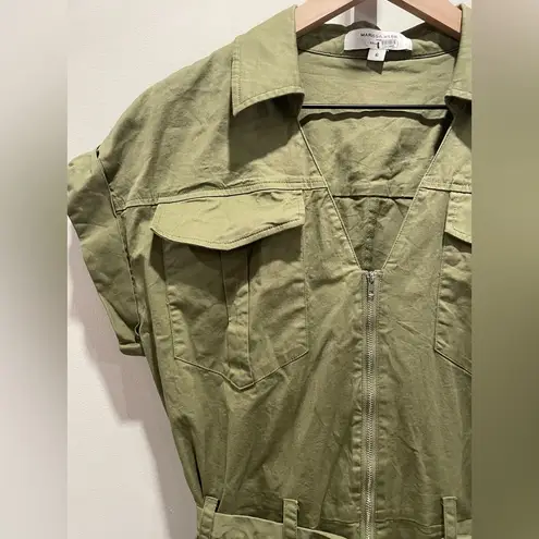 Marissa Webb X RTR Dolman Utility Jumpsuit Size 6 Green
