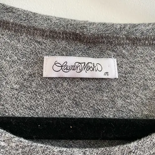 Lauren Moshi Grey Crystal Embellished Skull Kel Tank Top Size Medium New W/ Tag