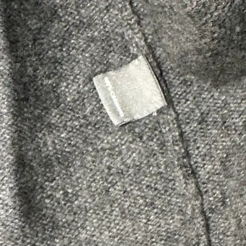 Neiman Marcus Cashmere Collection Metallic Trim Open Cardigan – Gray, Size Small - Image 5