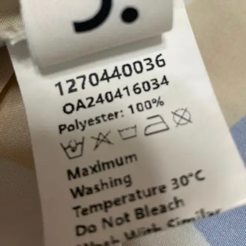 Commense Soleil Sun Multicolor Abstract Sleeveless Empire A Line Midi Dress S