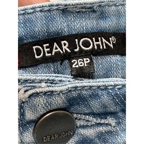 Dear John  Jenna distressed jean size 26P ￼