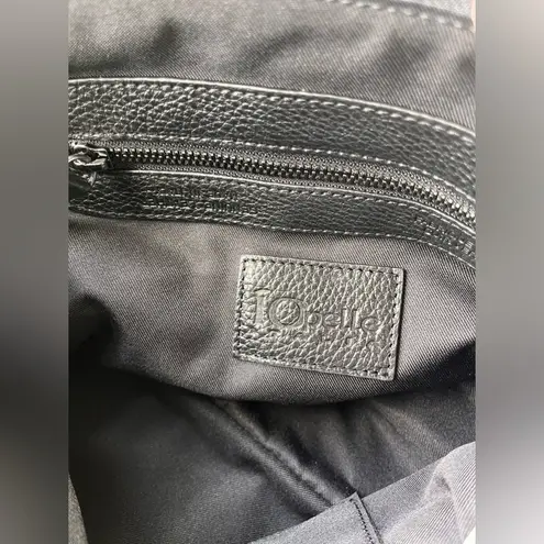 IO Pelle Black Skull Leather Crossbody NWT