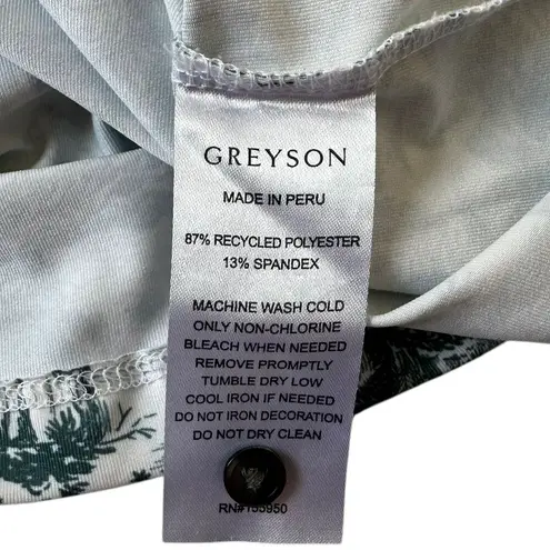 Greyson Green/Multicolor Printed Mystic Marsh Scarlett Shirt Women Sz XS | 63