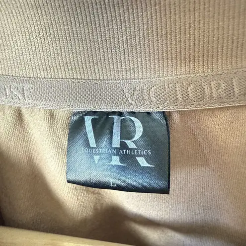 Victoria Rose Equestrian Top Womens L Fawn Seamless Performance Compression Tan Size L