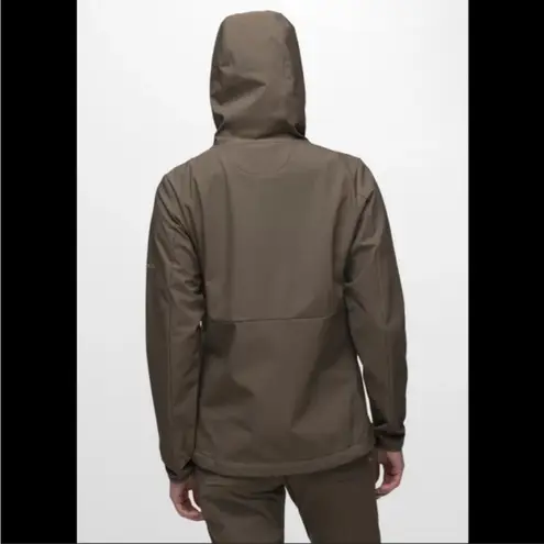 prAna Halle AT Long Sleeve Full Zip Hooded Jacket in Slate Green Sz S NEW