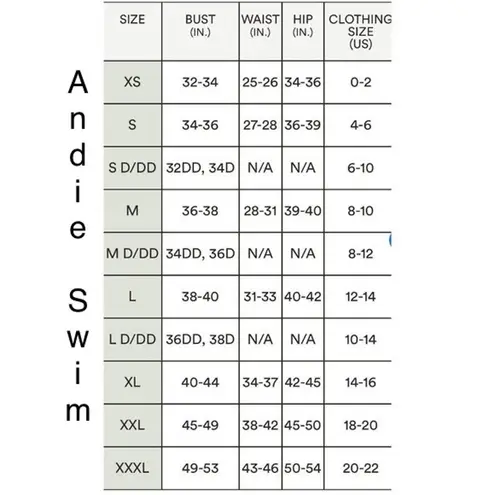 ANDIE NWT  Demi Moore X The Tropez Crochet Bottom Mid Rise Med Coverage M Black