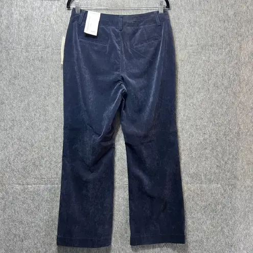 Coldwater Creek Corduroy Pants Trouser Fit Bootcut Relaxed Navy P10 Dark Blue