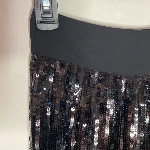 EXPRESS New  High Waisted Sequin Pleated Midi Skirt size XS